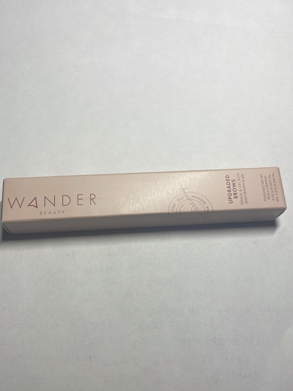 Wander Beauty Brow Tinted Gel and pencil duo in color Soft Nudepink
